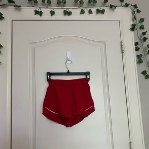 high rise lululemon shorts